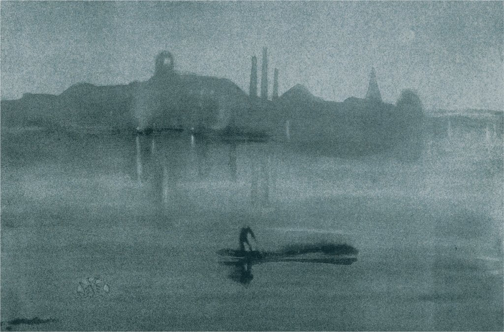 Detail of Nocturne by James Abbott McNeill Whistler