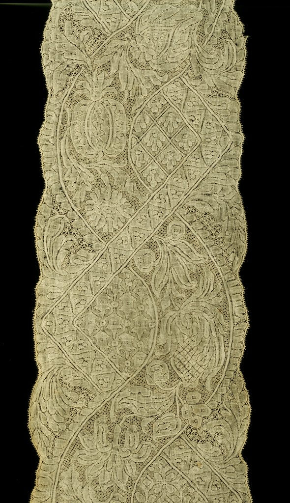 Detail of Lace lappet by Unknown
