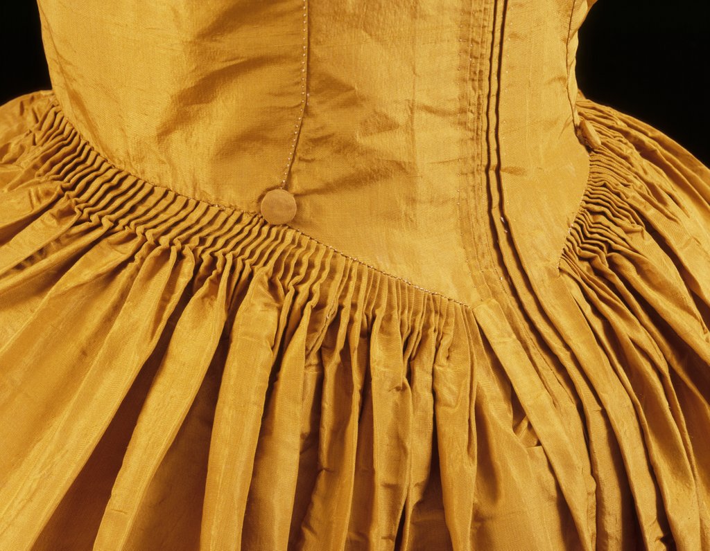 Detail of Polonaise style robe. England, late 18th century by Unknown