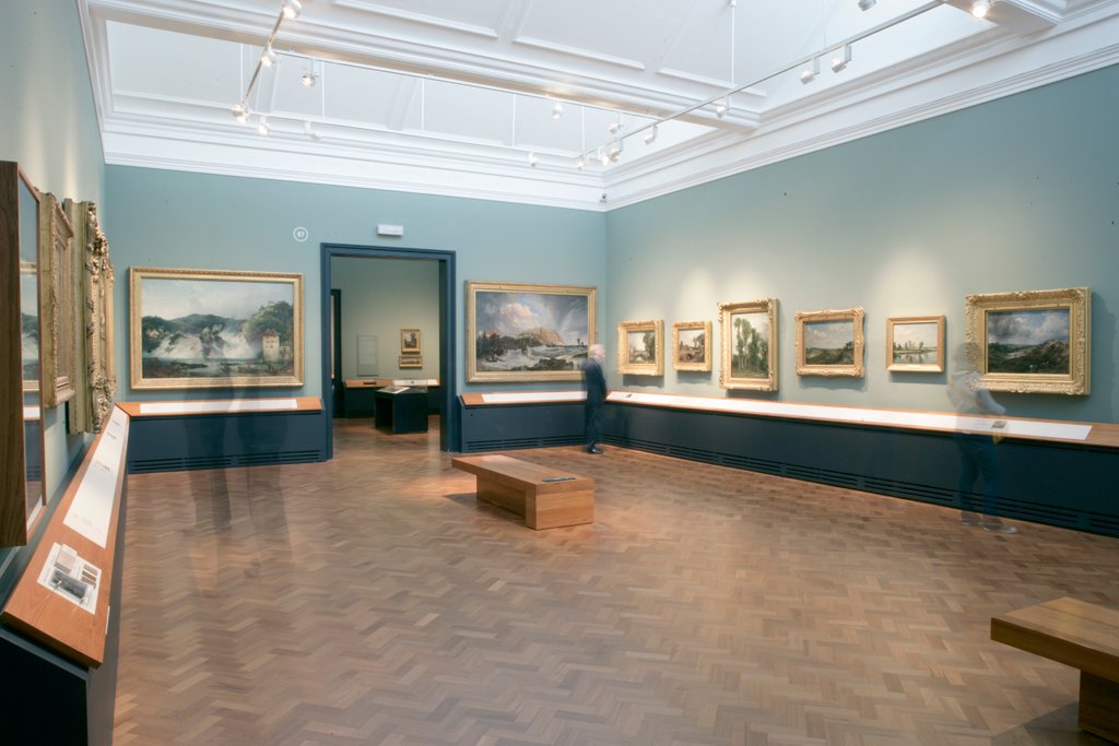 Detail of Paintings Gallery at the V&A Museum by V&A Photography Stuido