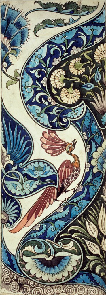Detail of Tile design by William Frend De Morgan