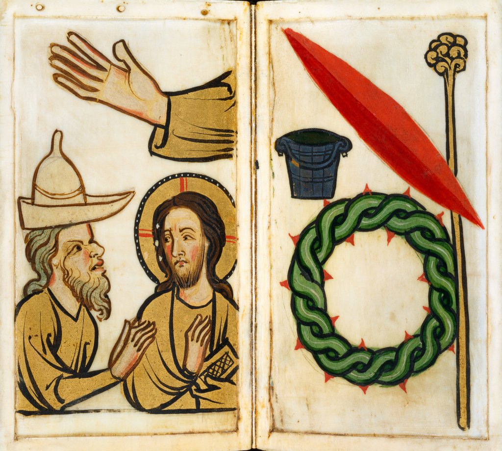 Detail of Devotional booklet, The Stigmata of Christ. North Rhine Westphalia, Germany, early 14th century by Anonymous