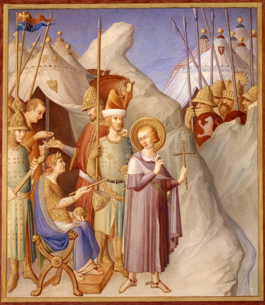 Detail of St Martin Knighted by Edward Kaiser