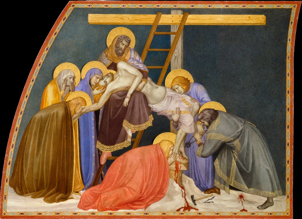 Detail of The Deposition from the Cross by Edward Kaiser
