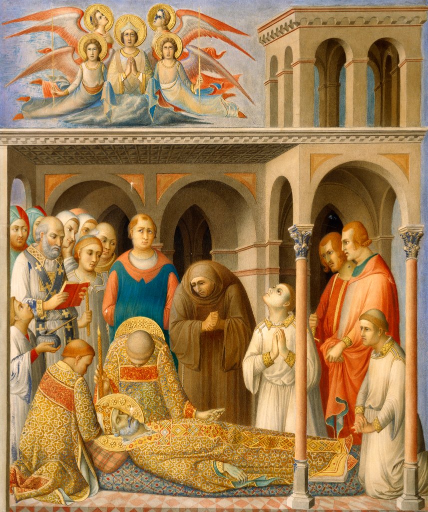 Detail of The Death of St Martin by Edward Kaiser