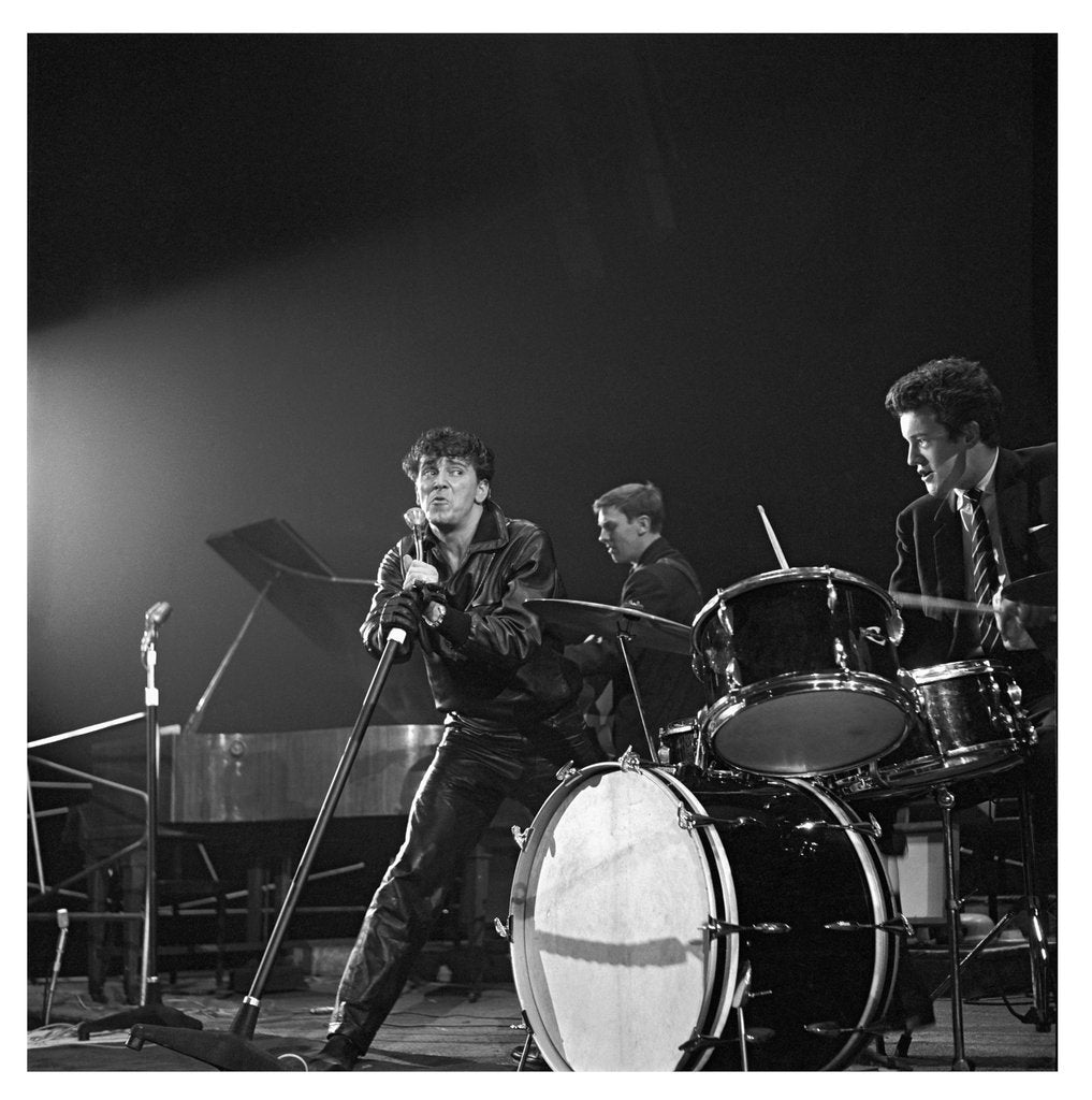 Detail of Gene Vincent at Wembley by Harry Hammond