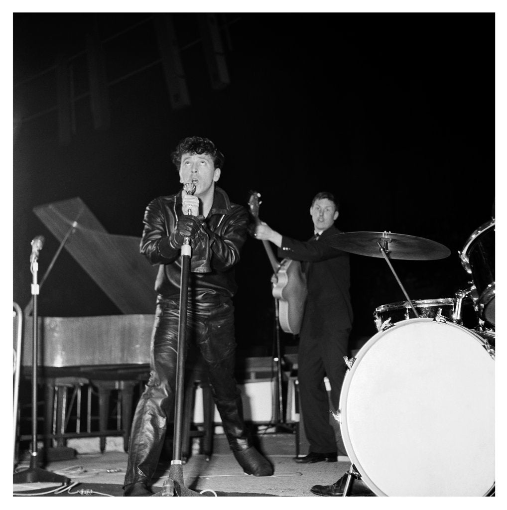 Detail of Gene Vincent at Wembley by Harry Hammond
