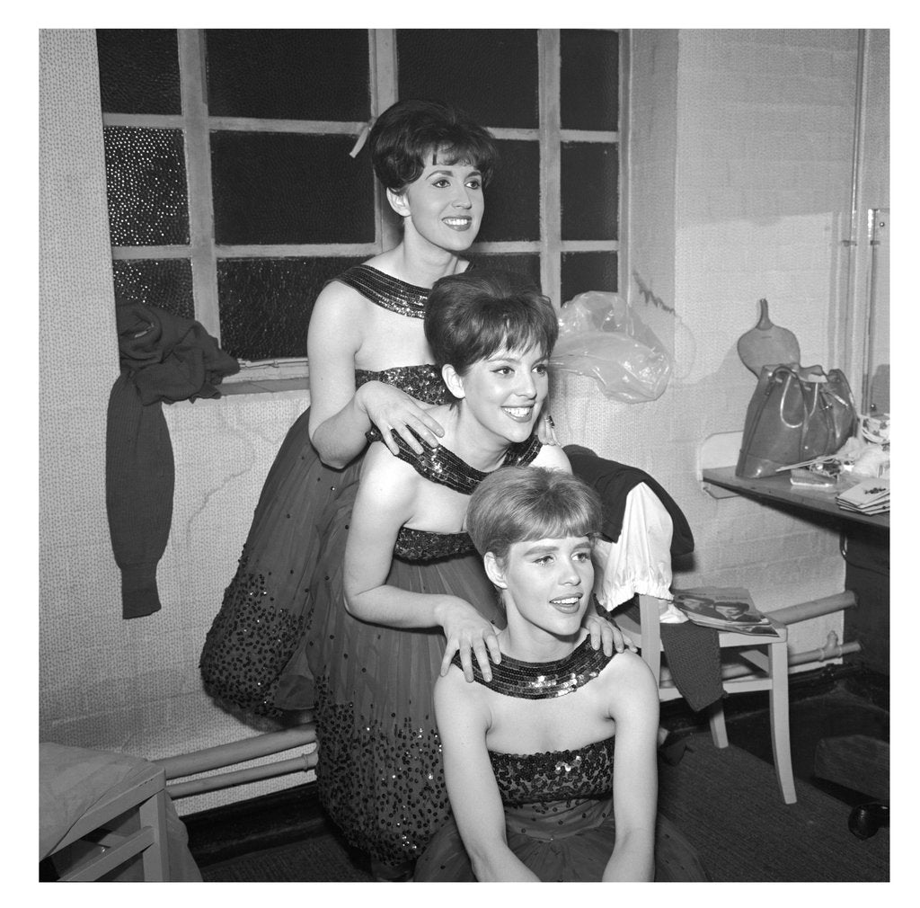 Detail of Three of The Vernons Girls by Harry Hammond