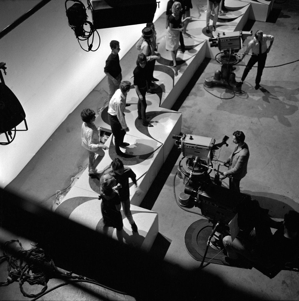 Detail of Top of the Pops pilot made by the BBC TV by Harry Hammond