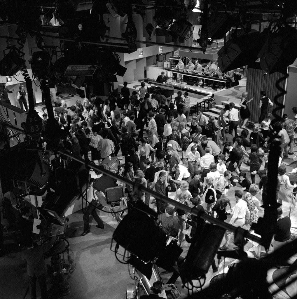 Detail of Top of the Pops pilot made by the BBC TV by Harry Hammond
