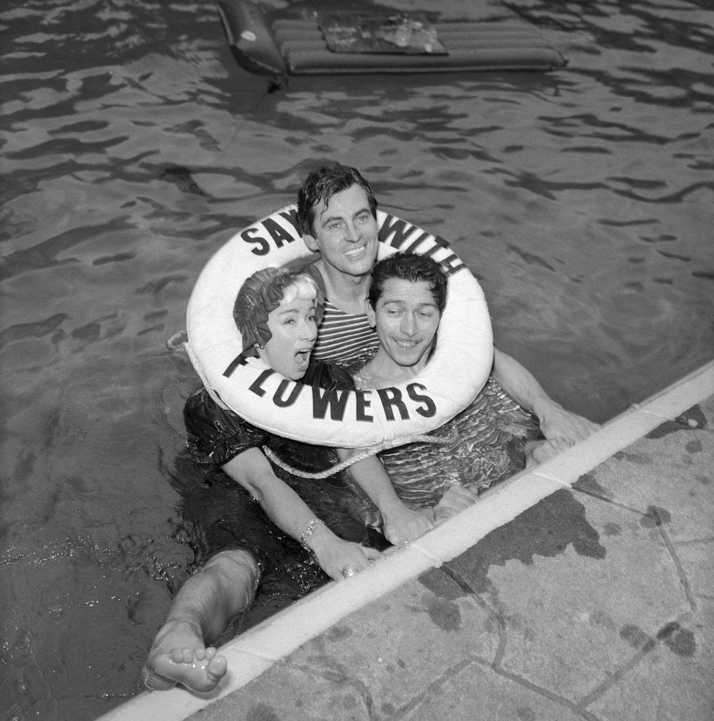 Detail of Dorothy Squires at a party at her house in Kent by Harry Hammond