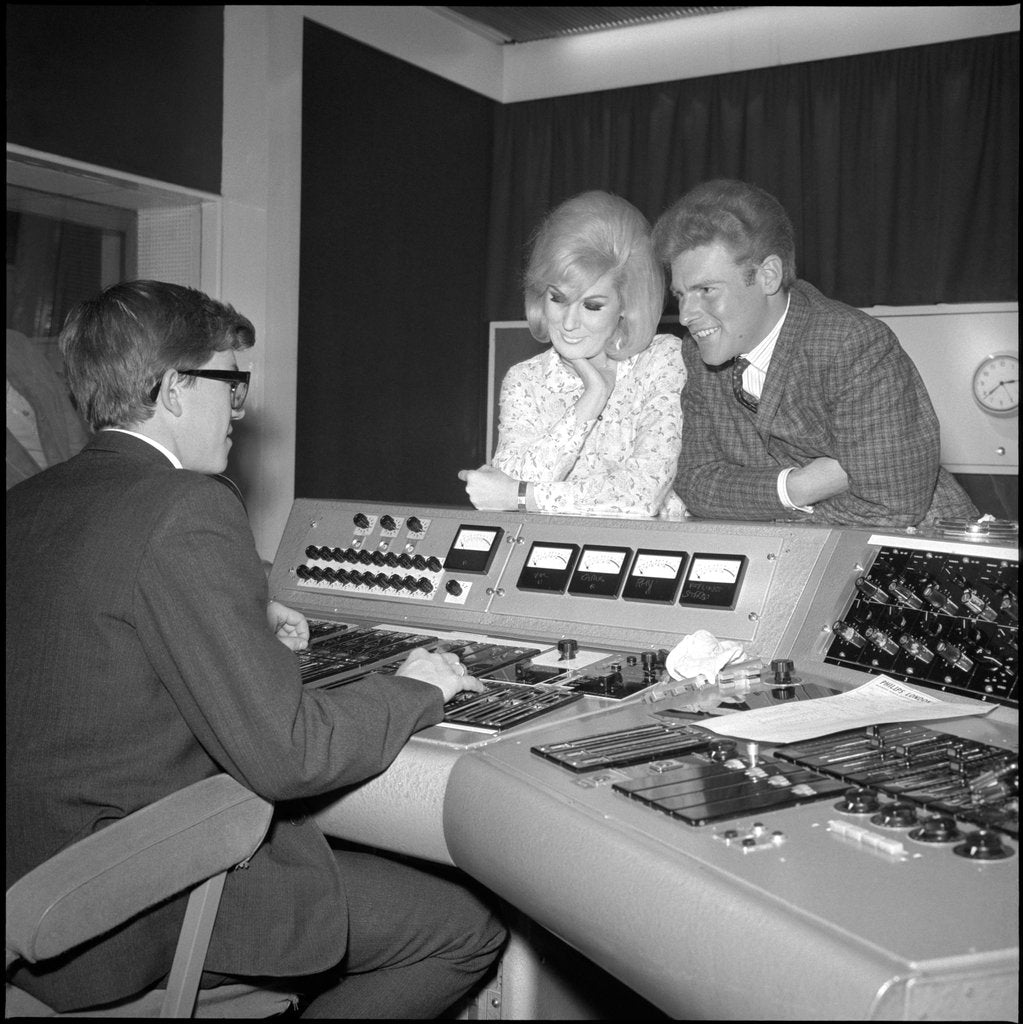 Detail of Dusty Springfield at Philip Records by Harry Hammond