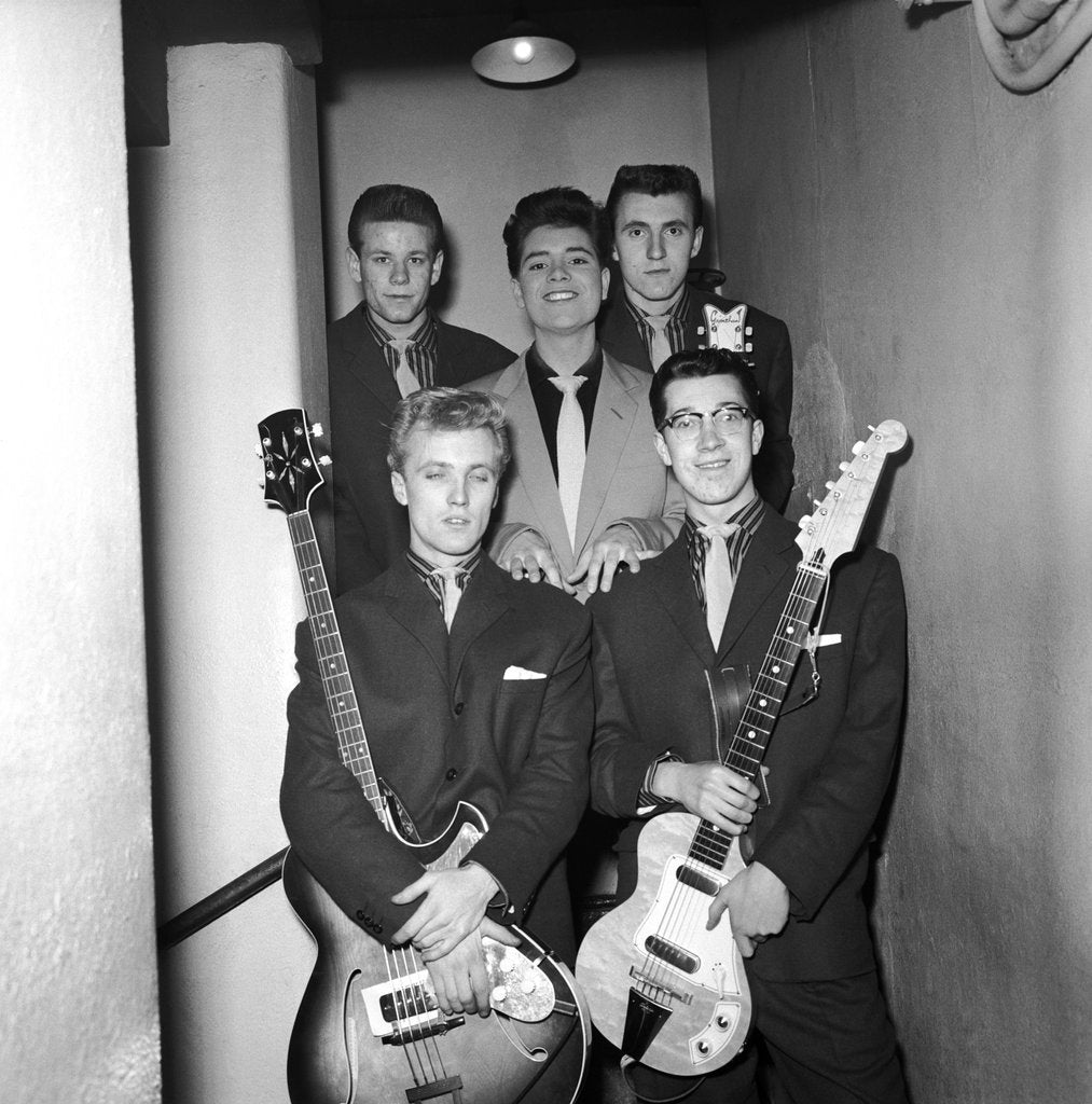 Detail of Cliff Richard with the Drifters by Harry Hammond