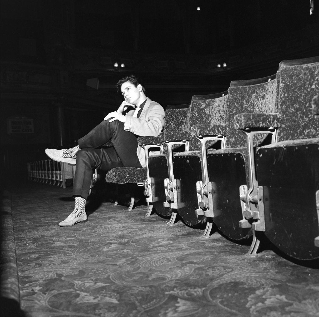Detail of Cliff Richard at the Prince of Wales Theatre by Harry Hammond