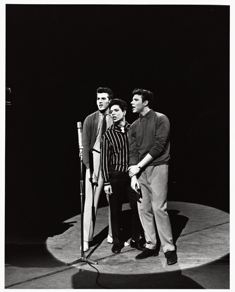 Detail of Marty Wilde, Cliff Richard and Vince Eager by Harry Hammond