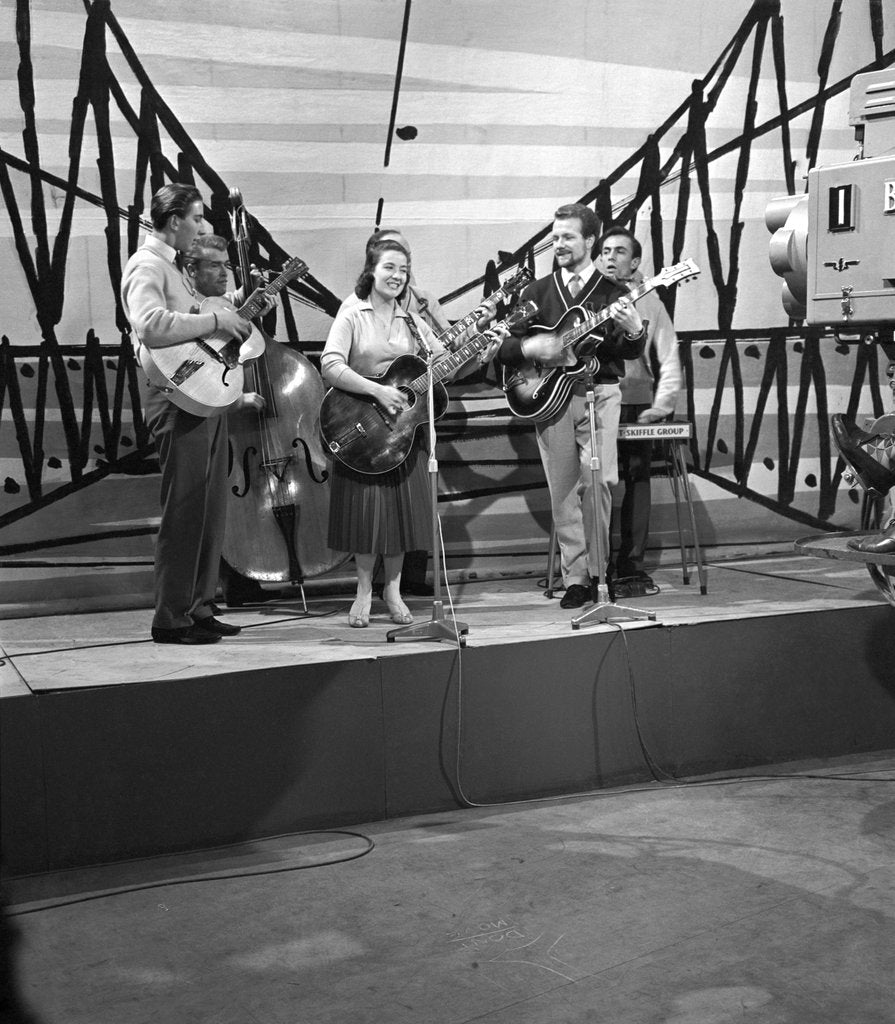 Detail of Chas McDevitt and the Skiffle Group by Harry Hammond