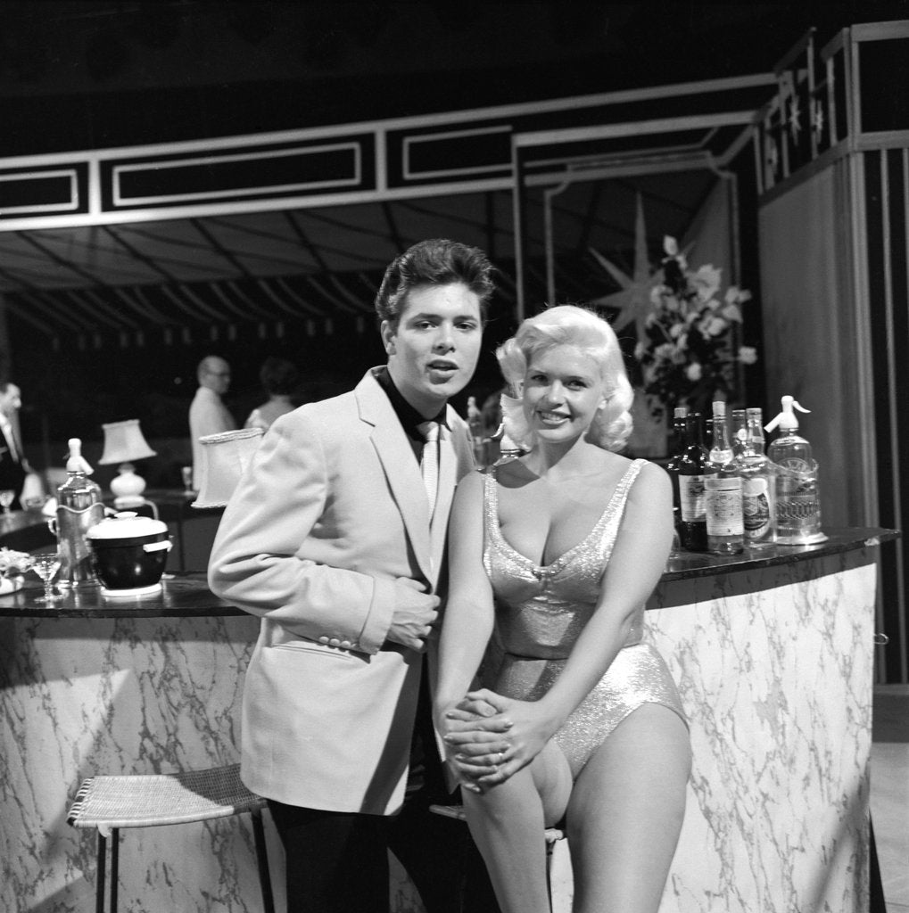 Detail of Cliff Richard and Jayne Mansfield at Wood Green Empire by Harry Hammond