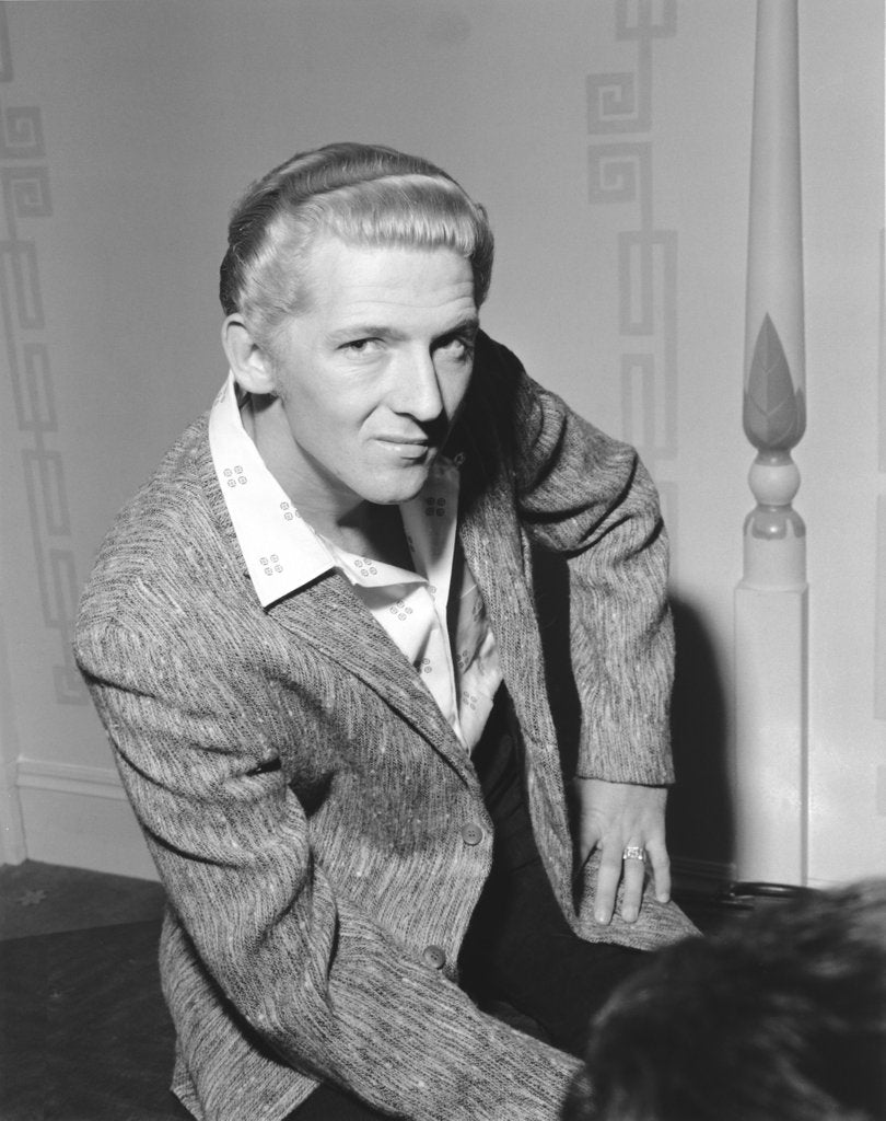 Detail of Jerry Lee Lewis, 'The Killer' by Harry Hammond