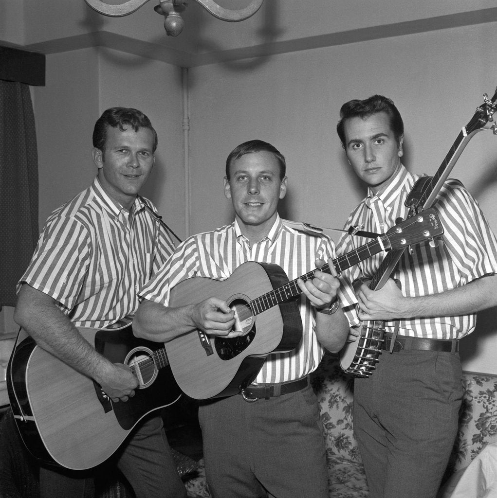 Detail of The Kingston Trio by Harry Hammond