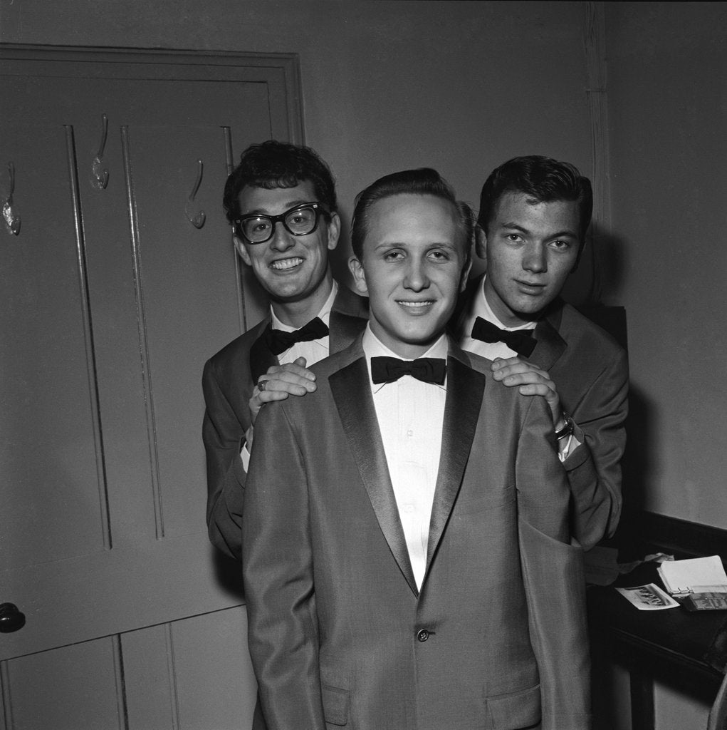 Detail of Buddy Holly with The Crickets by Harry Hammond