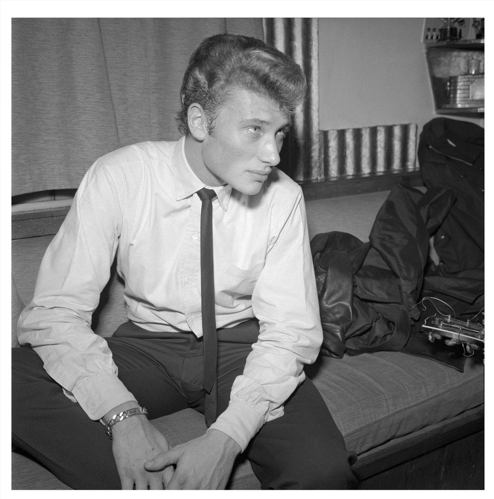 Detail of Johnny Hallyday by Harry Hammond