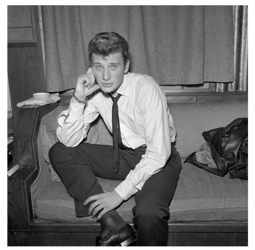 Detail of Johnny Hallyday by Harry Hammond