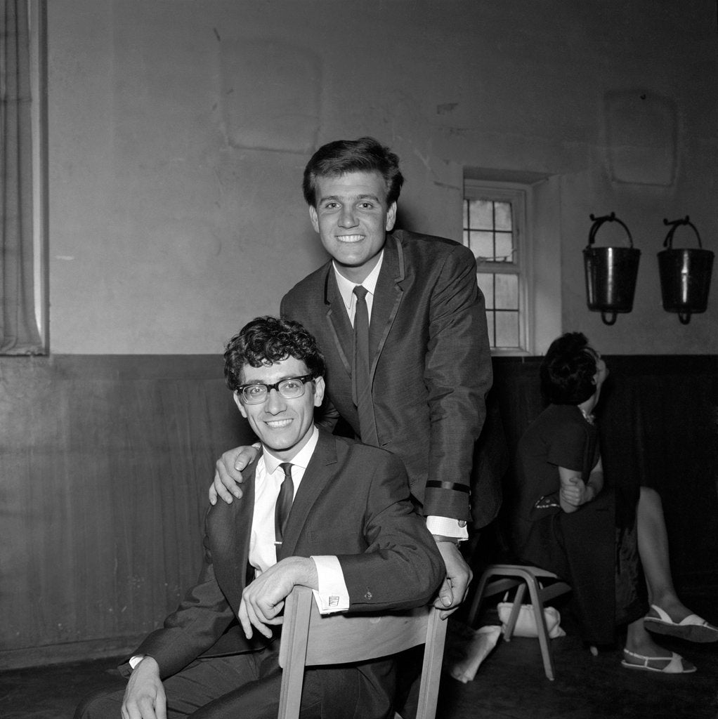 Detail of Freddie Garrity and Billy J Kramer by Harry Hammond