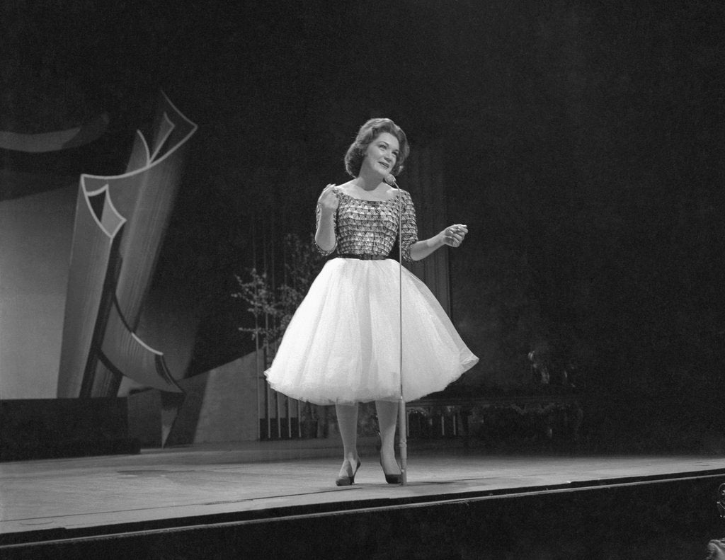 Detail of Connie Francis at the Prince of Wales Theatre by Harry Hammond