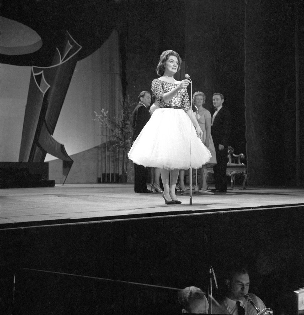 Detail of Connie Francis at the Prince of Wales Theatre by Harry Hammond