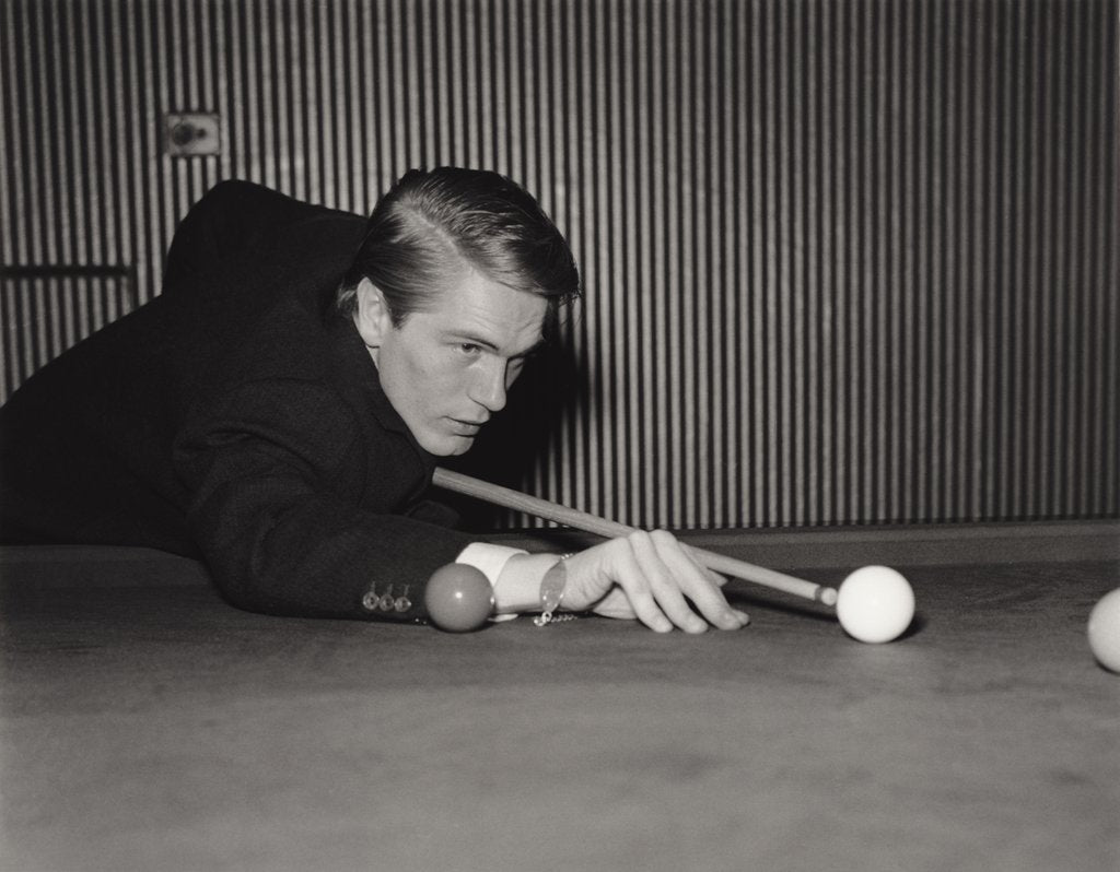 Detail of Adam Faith at home in Esher by Harry Hammond