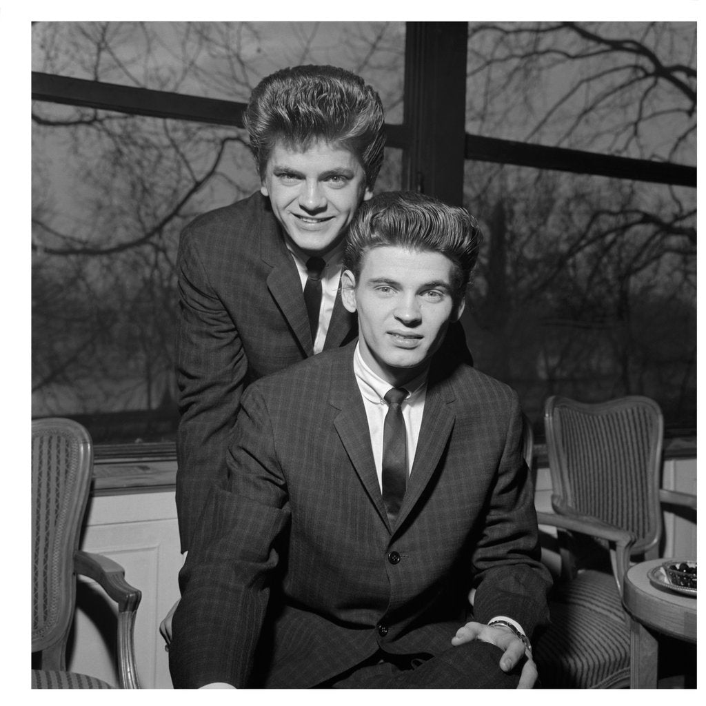 Detail of Everly Brothers at the Savoy Hotel by Harry Hammond