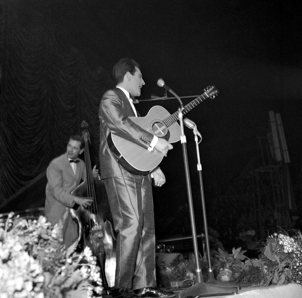 Detail of Lonnie Donegan by Harry Hammond