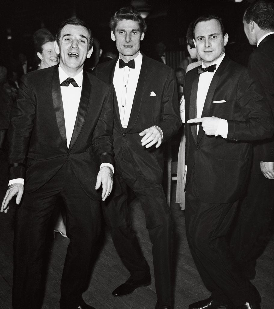Detail of DJs Alan Freeman, Pete Murray and David Jacobs by Harry Hammond
