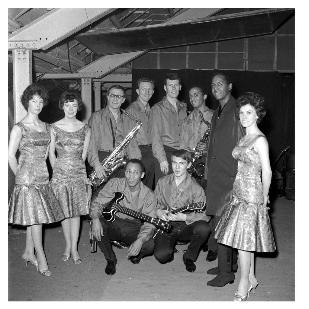 Detail of The Checkmates with Emile Ford by Harry Hammond