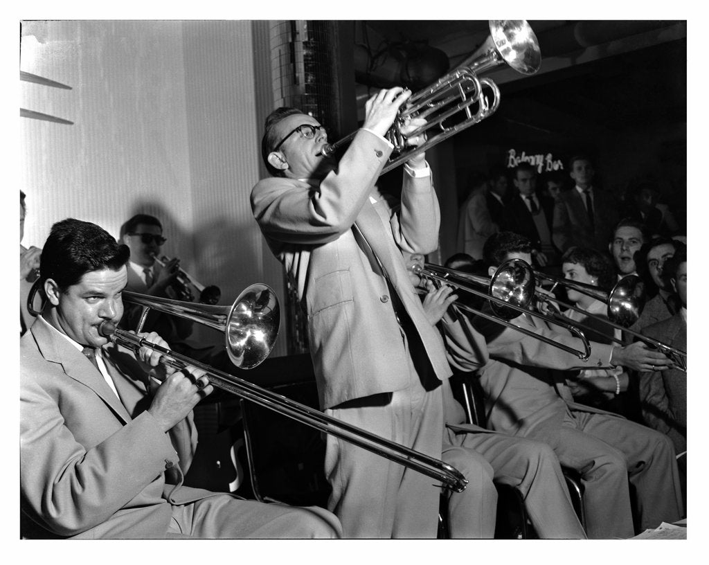 Detail of The Ronnie Scott Big Band by Harry Hammond