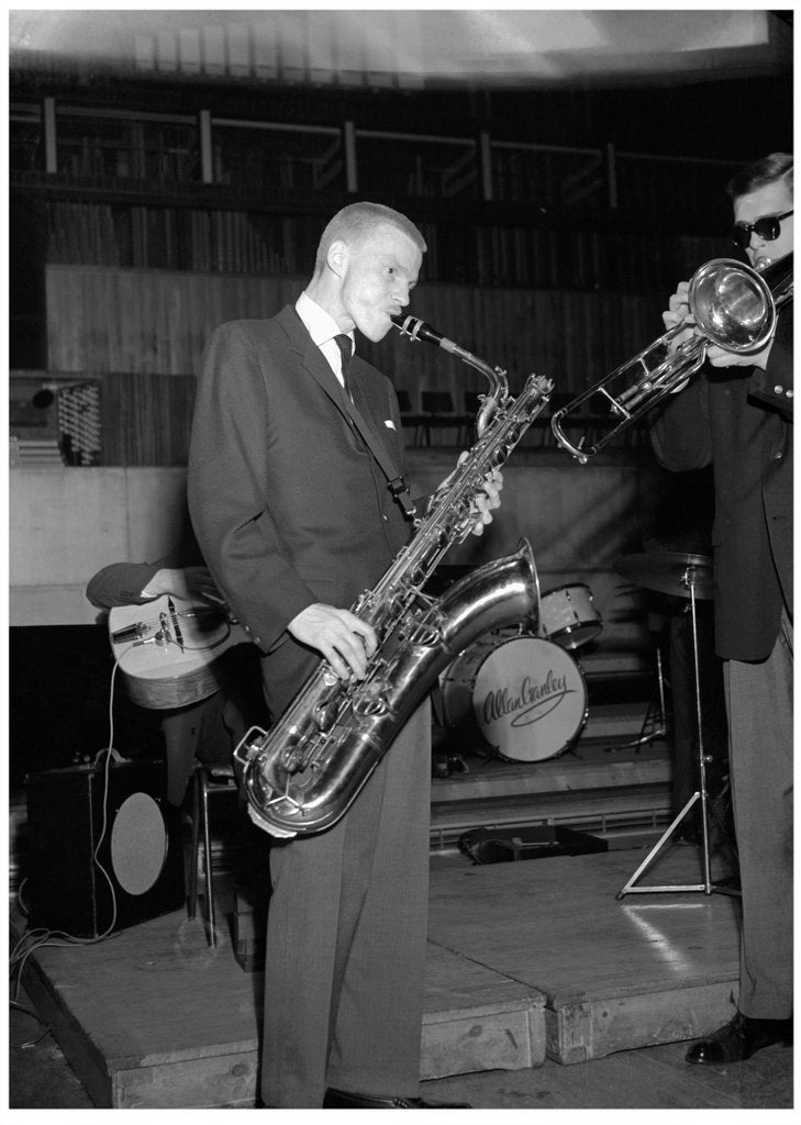 Detail of Gerry Mulligan by Harry Hammond