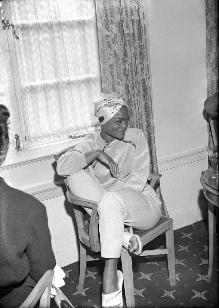 Detail of Eartha Kitt by Harry Hammond