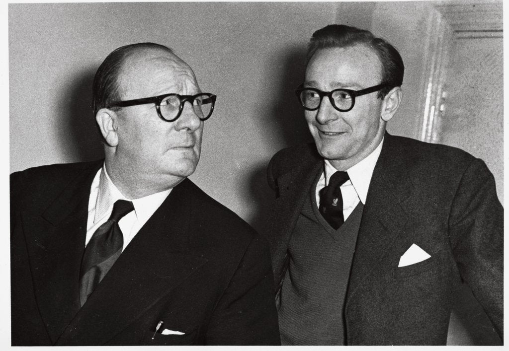 Detail of Billy Cotton with his son Bill Cotton Jr by Harry Hammond