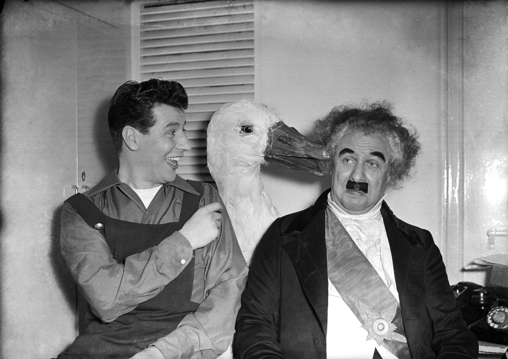 Detail of Max Bygraves and Doctor Crock by Harry Hammond