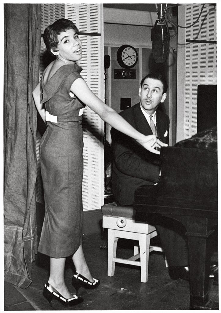 Detail of Shirley Bassey with Johnny Franz by Harry Hammond