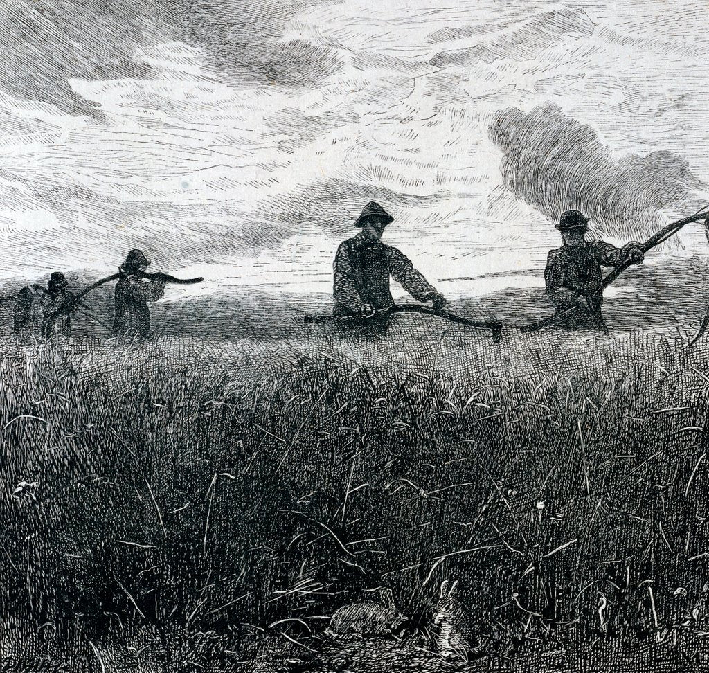 Detail of Reaping by John William North