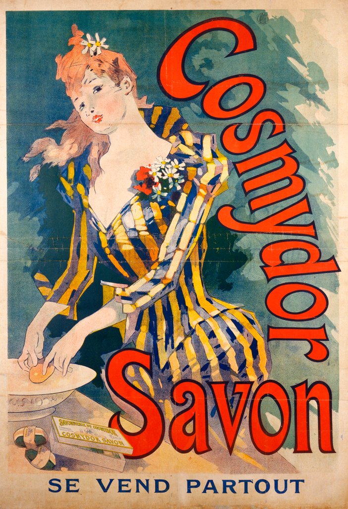 Detail of Cosmydor Savon by Jules Chéret