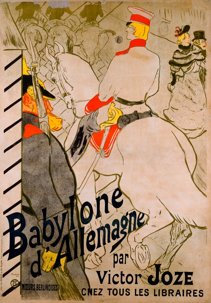 Detail of Babylone d'Allemagne par Victor Joze by Henri de Toulouse-Lautrec