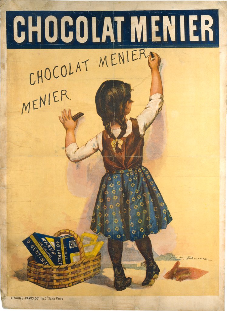 Detail of Chocolat Menier by Etienne Maurice Firmin Bousset