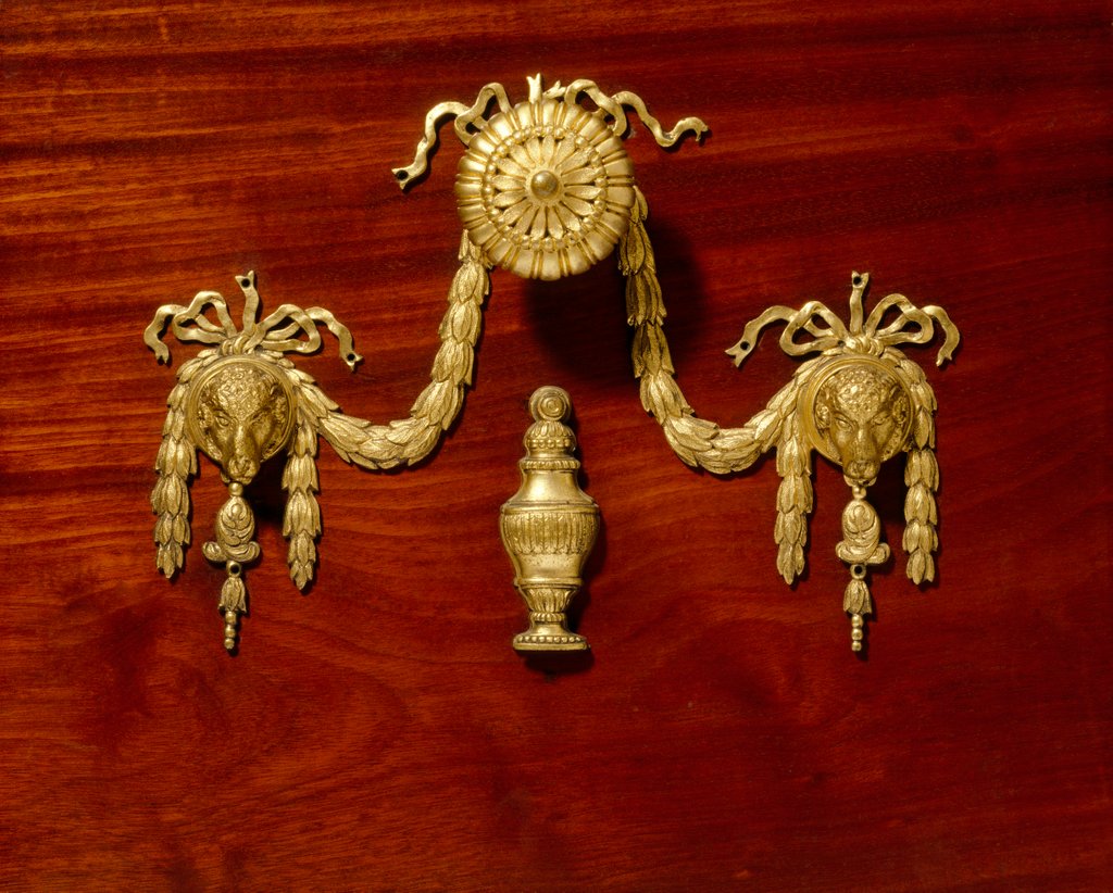 Detail of Door furniture by Robert Blockley Thomas;Adam
