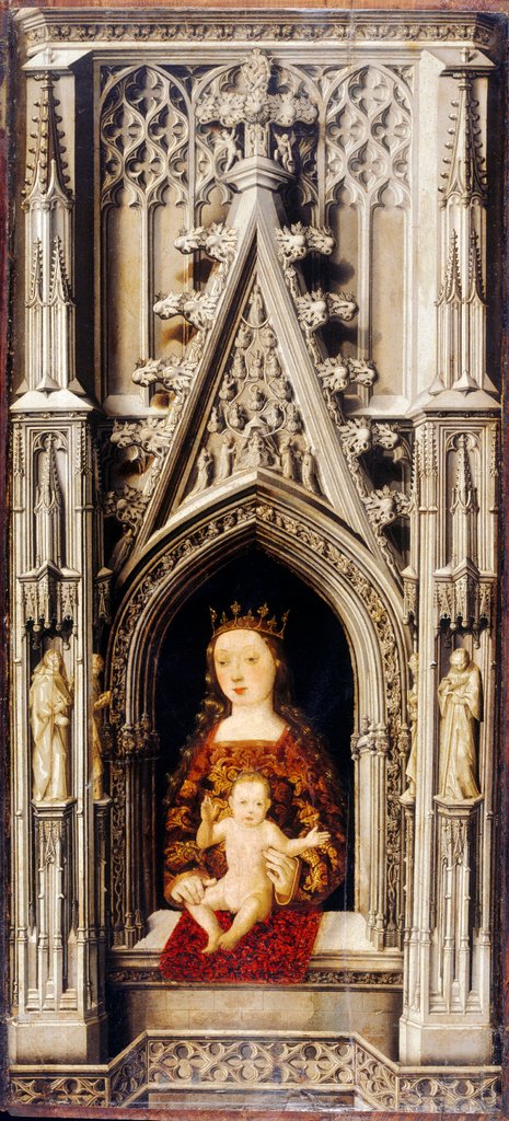 Detail of The Virgin and Child by Pedro Sanchez