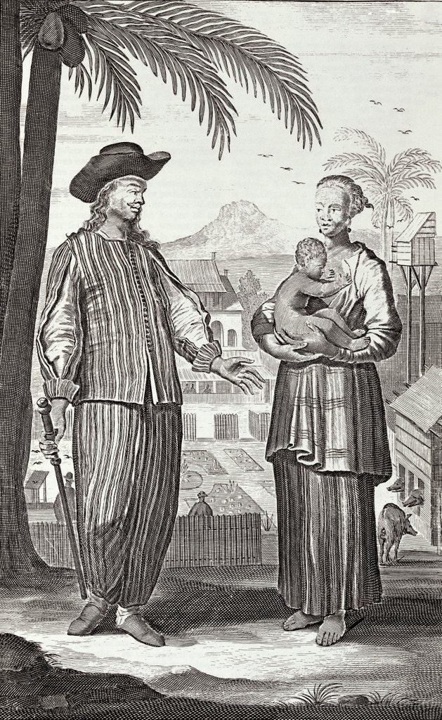 Detail of A Topas or Mardick with His Wife by Anonymous