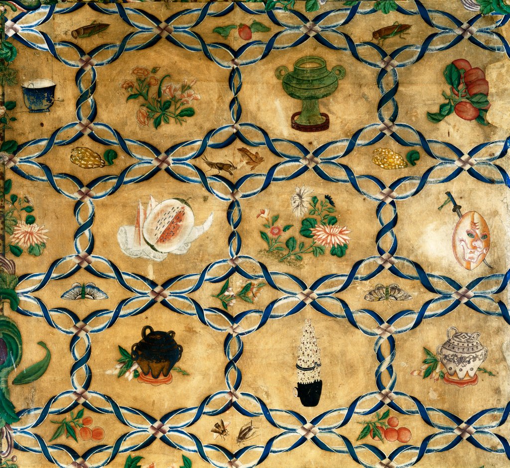 Detail of Wallpaper by Unknown