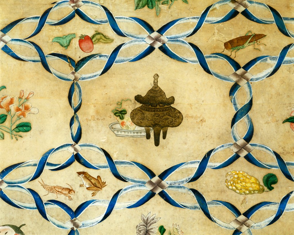 Detail of Wallpaper, detail by Unknown