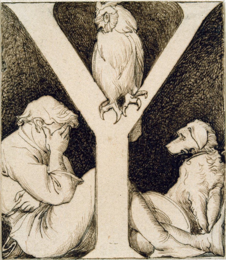 Detail of Initial Y by Godfrey Sykes